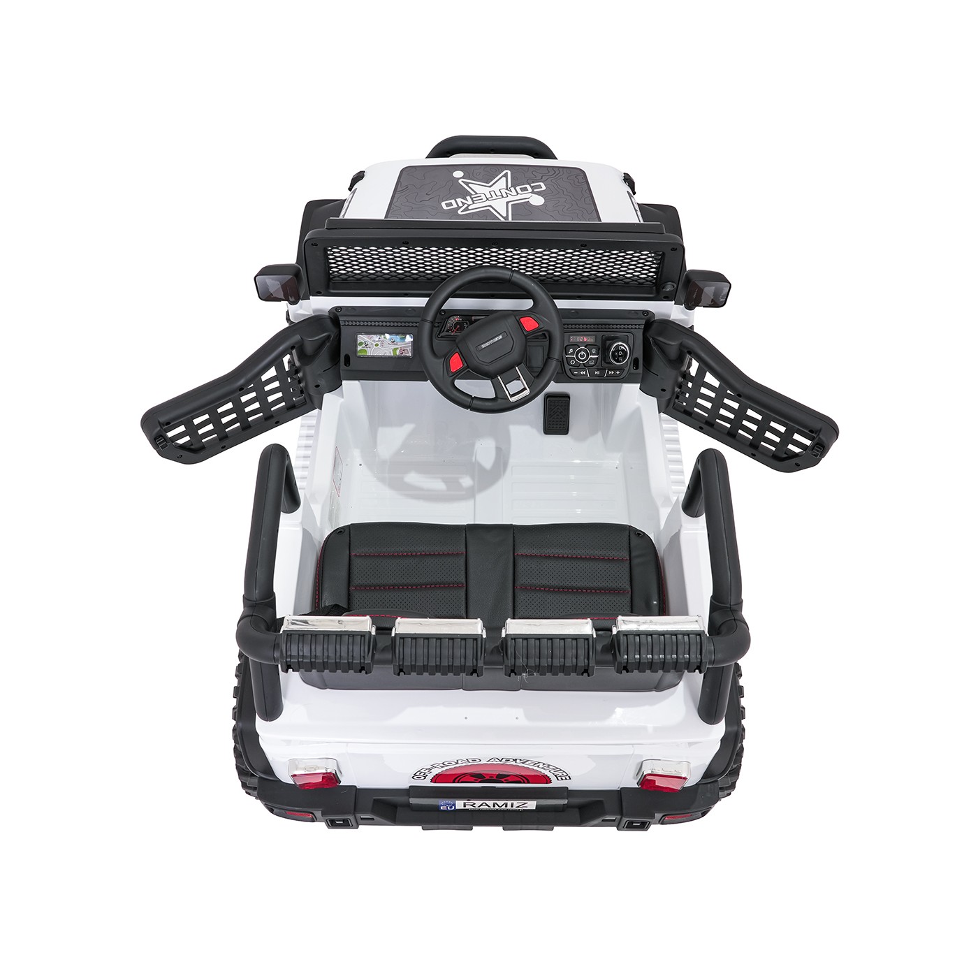 Jeep BEAST 4x4 biele vozidlo