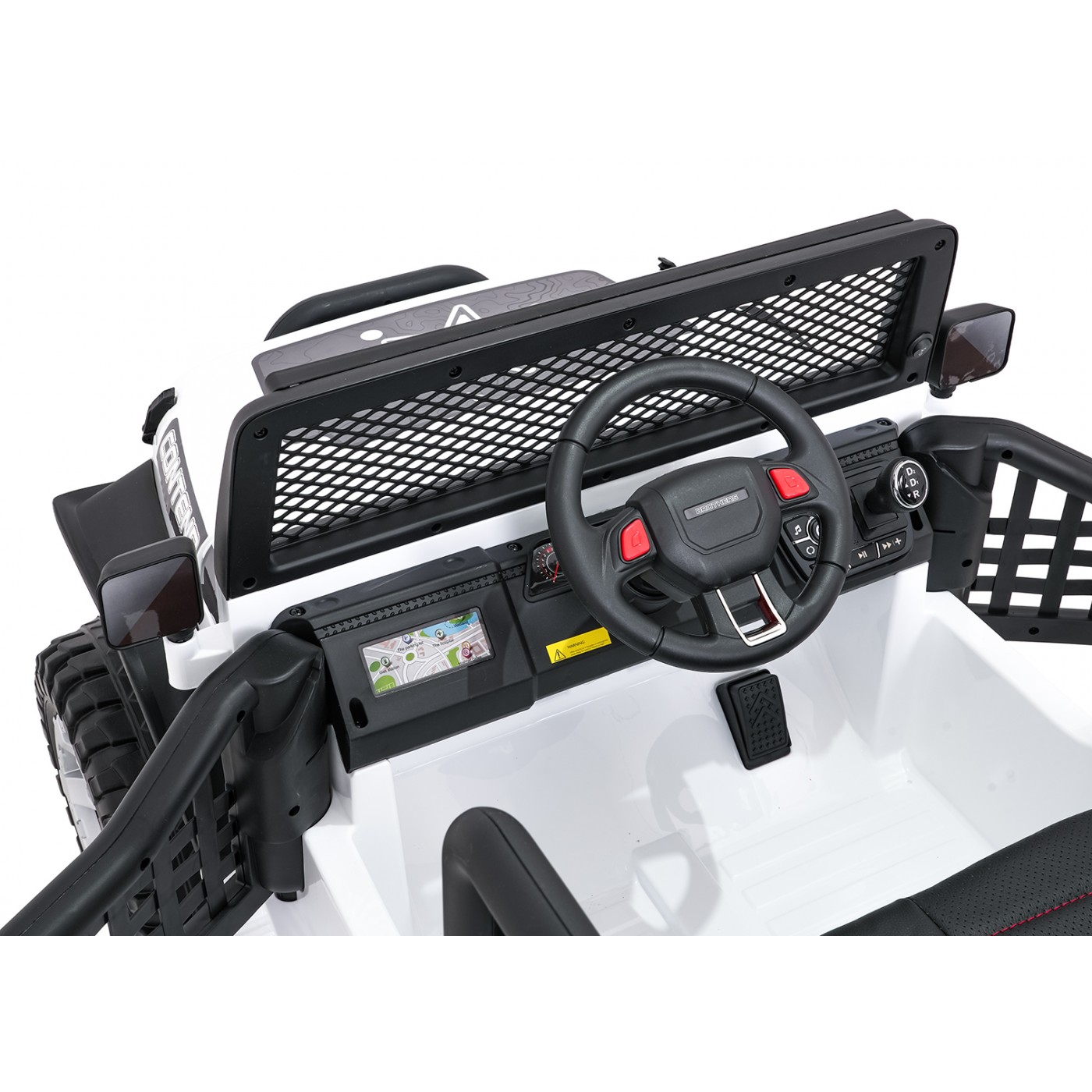 Jeep BEAST 4x4 biele vozidlo