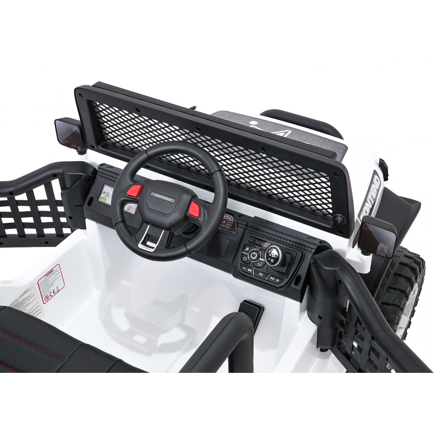 Jeep BEAST 4x4 biele vozidlo