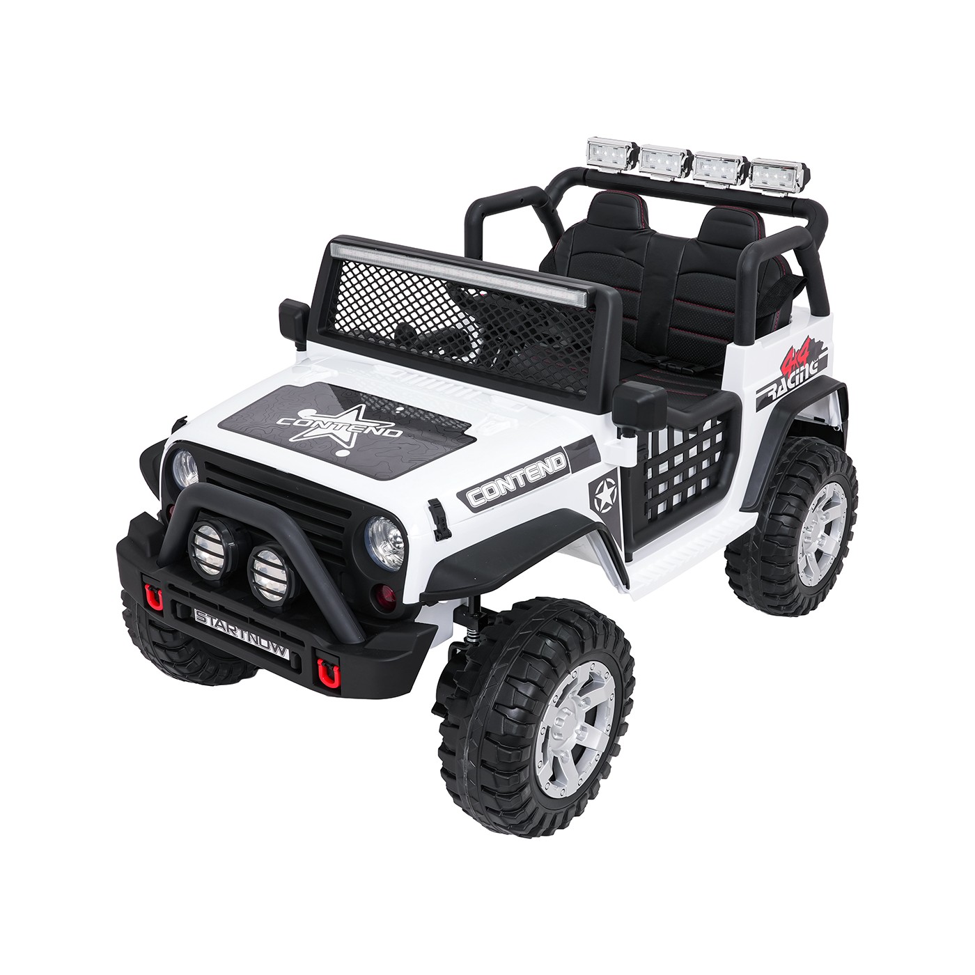 Jeep BEAST 4x4 biele vozidlo