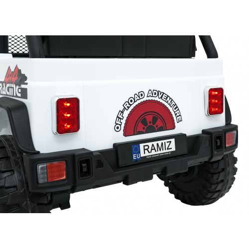 Jeep BEAST 4x4 biele vozidlo