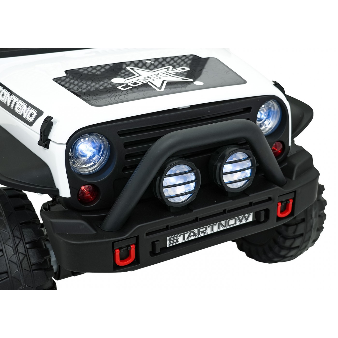 Jeep BEAST 4x4 biele vozidlo