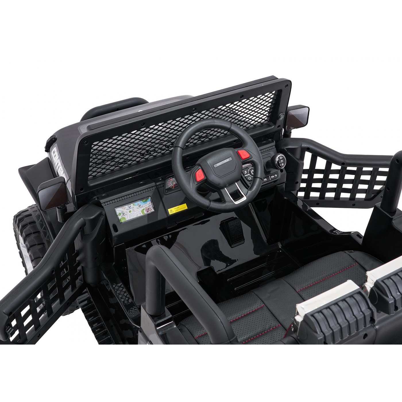 Jeep BEAST 4x4 čierne vozidlo