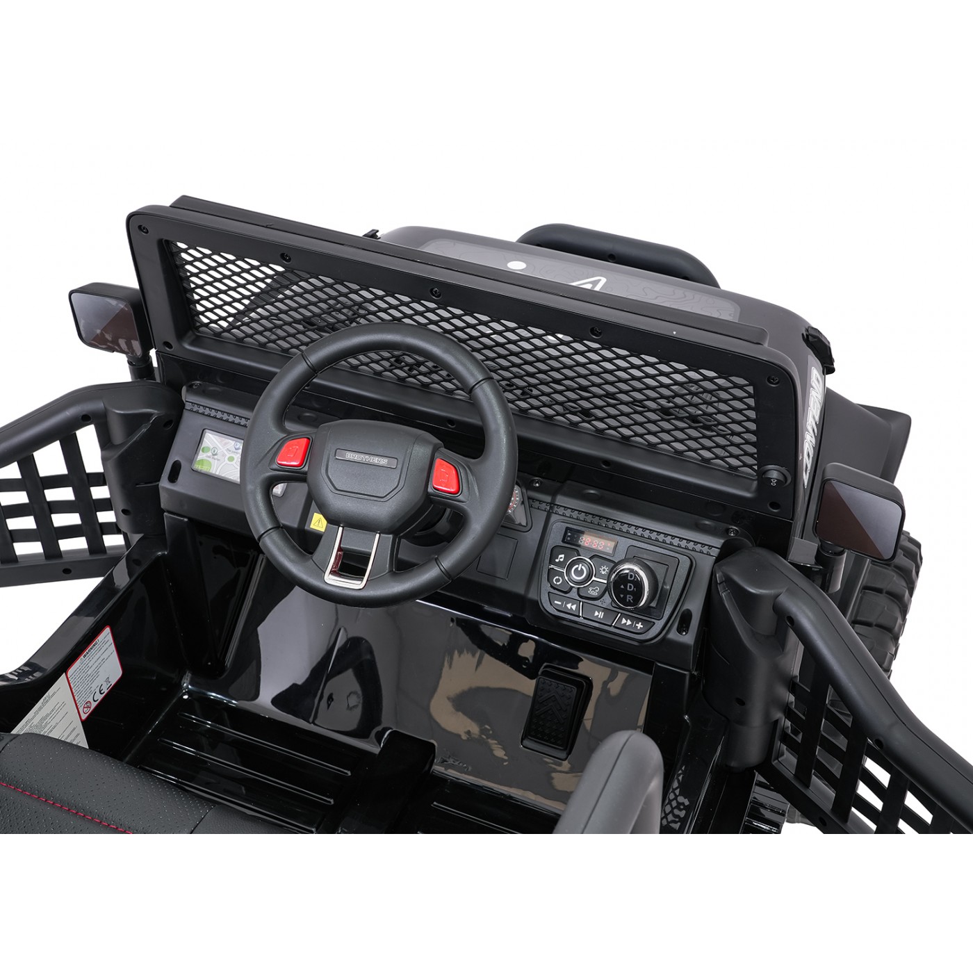 Jeep BEAST 4x4 čierne vozidlo