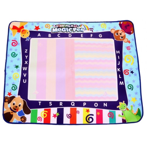 Vodná podložka s príslušenstvom pre deti 3+ Kreatívna zábava + 2 fixky + 16 šablón