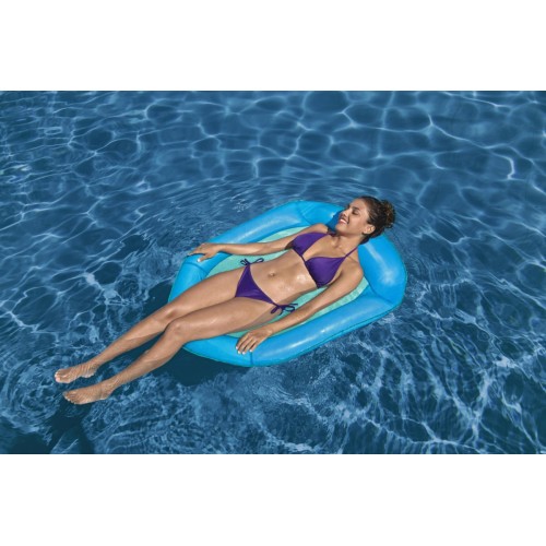 Matrac na plávanie 106x95cm BESTWAY Sieťové dno + Opierka pod hlavu