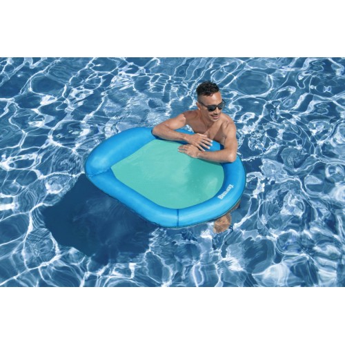 Matrac na plávanie 106x95cm BESTWAY Sieťové dno + Opierka pod hlavu