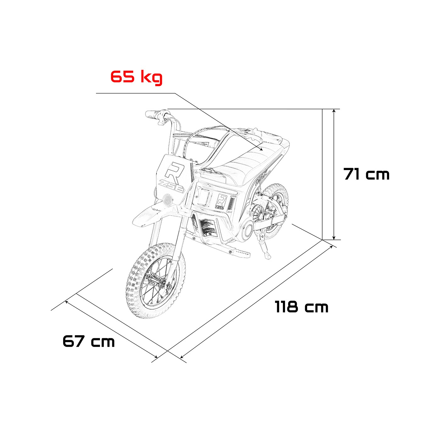 Motor vozidla RZ56 MAX zelený