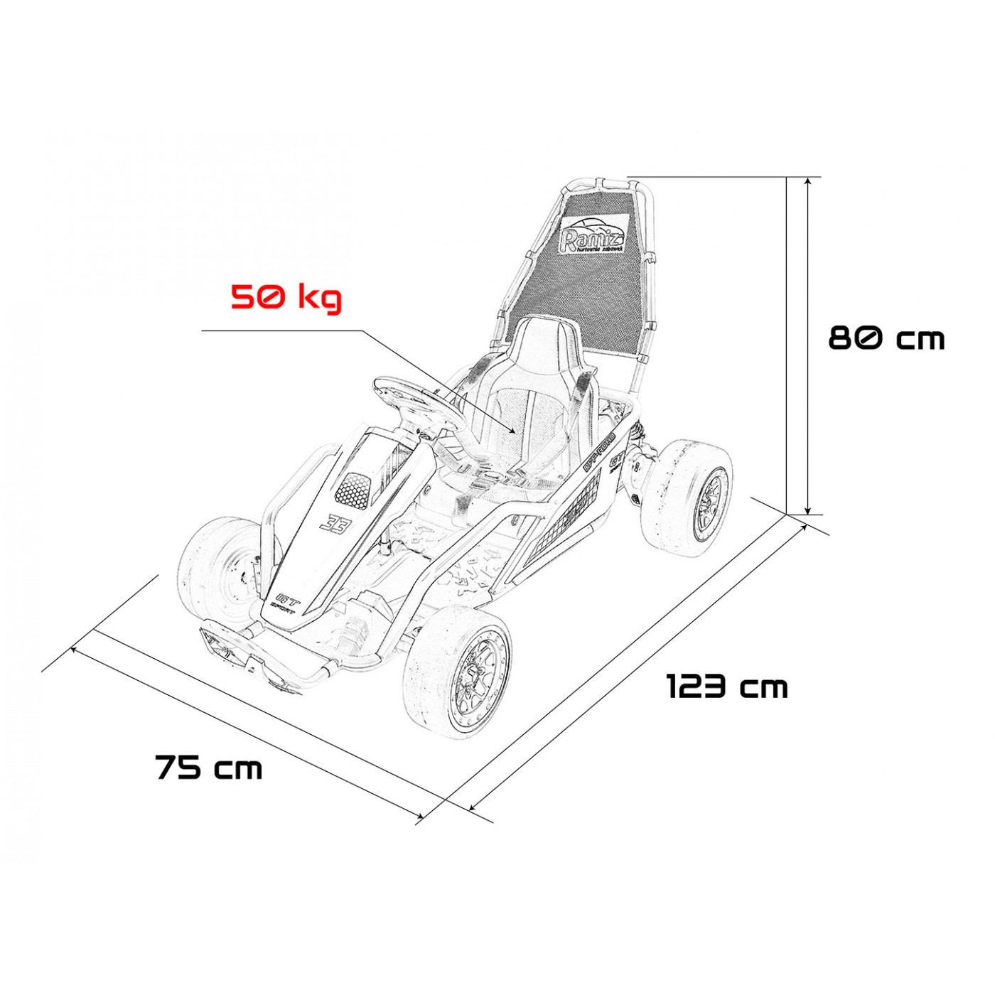 Motokára TORNADO s funkciou driftu zelená