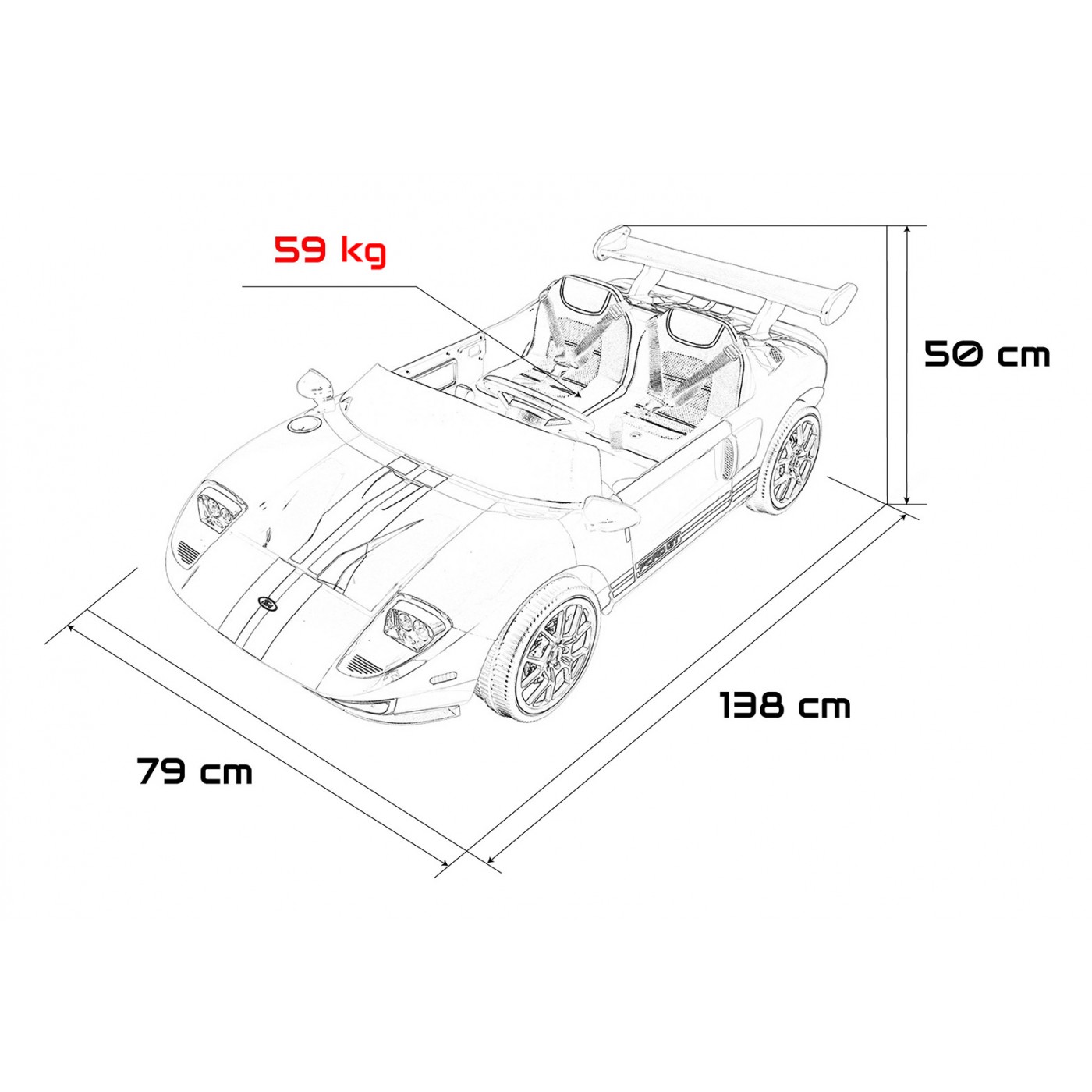 Vozidlo Ford GT Black