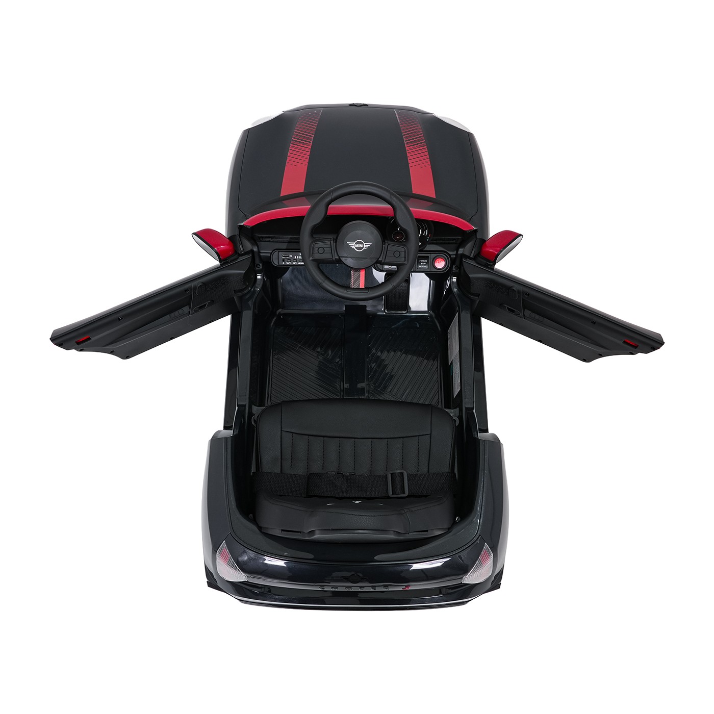 Mini Cooper čierne vozidlo