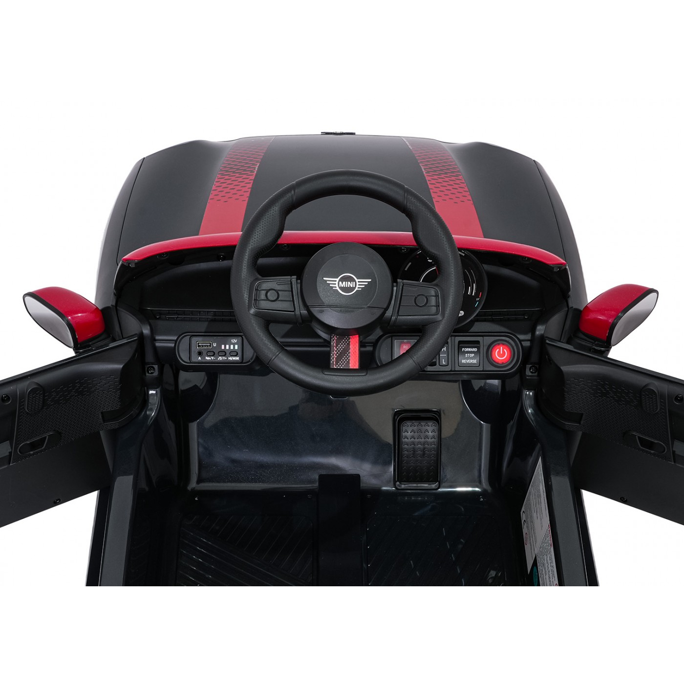 Mini Cooper čierne vozidlo