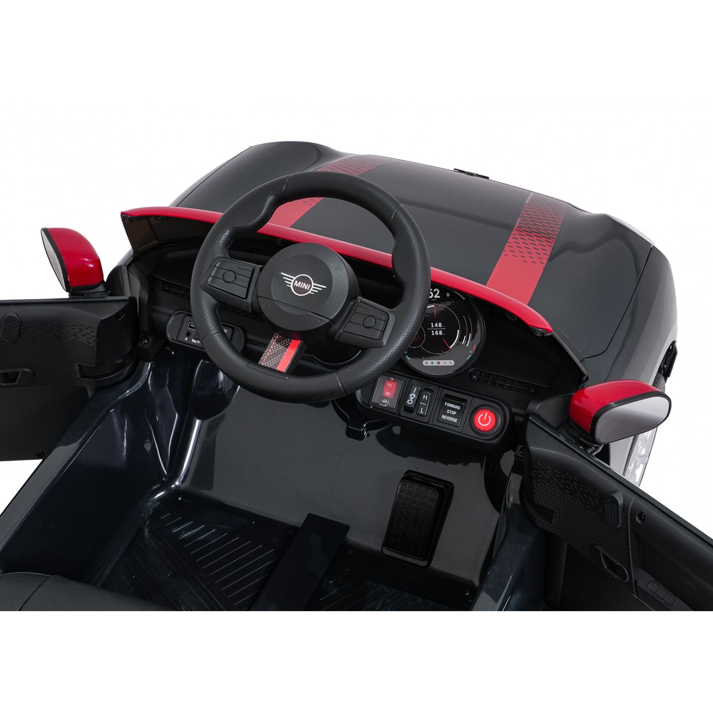 Mini Cooper čierne vozidlo