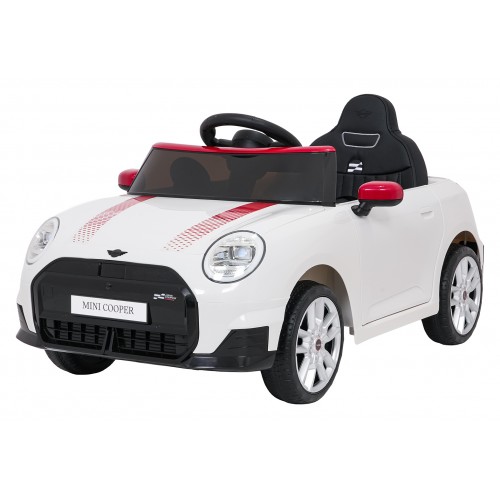 Mini Cooper biele vozidlo