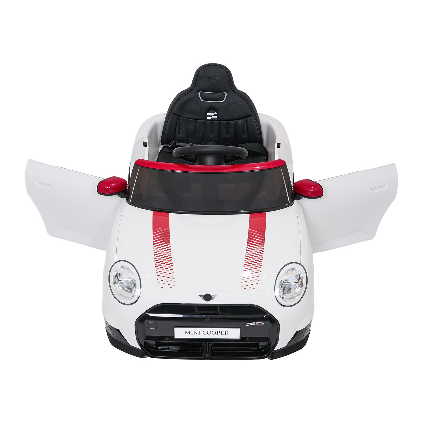 Mini Cooper biele vozidlo