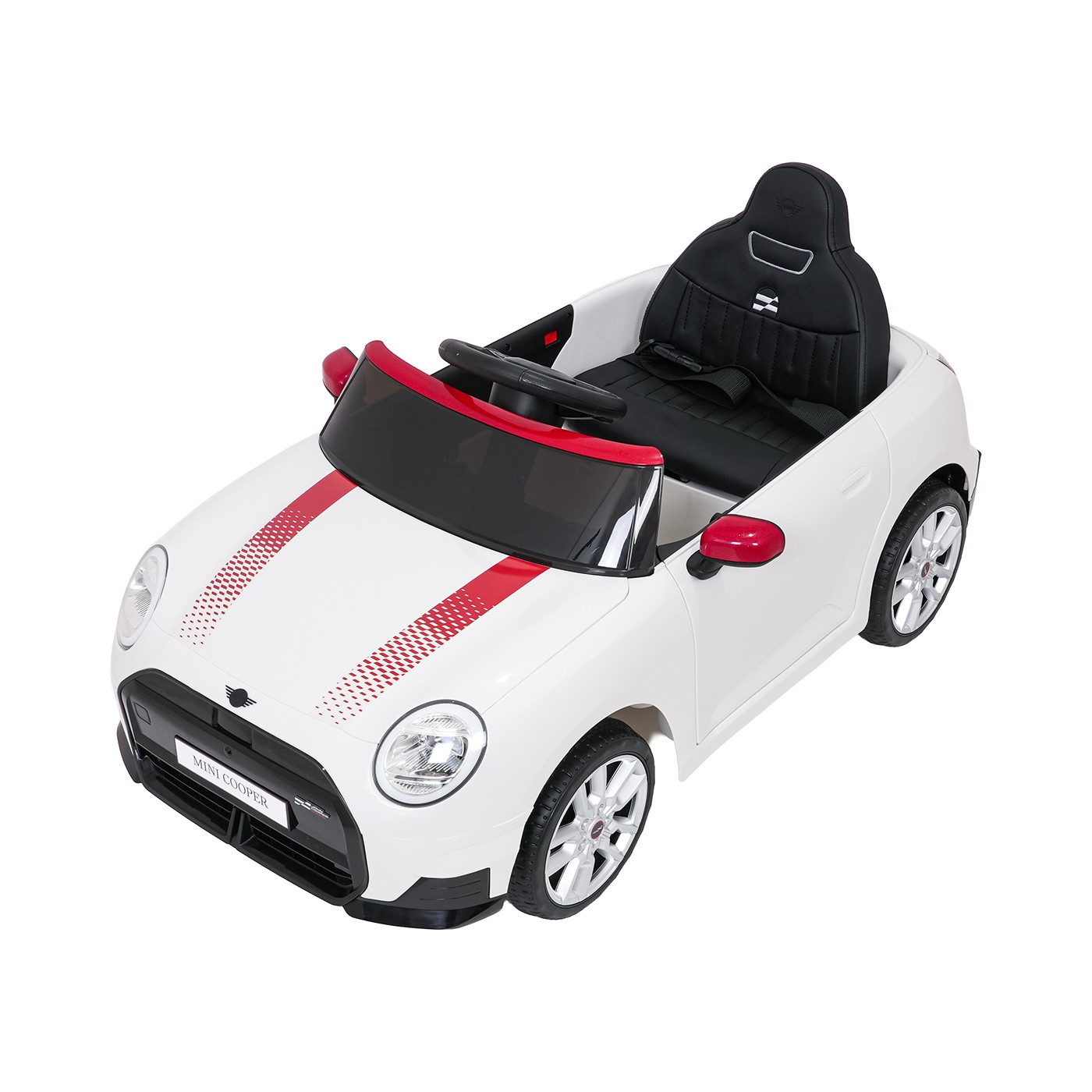 Mini Cooper biele vozidlo