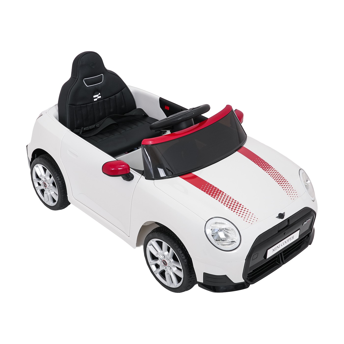 Mini Cooper biele vozidlo