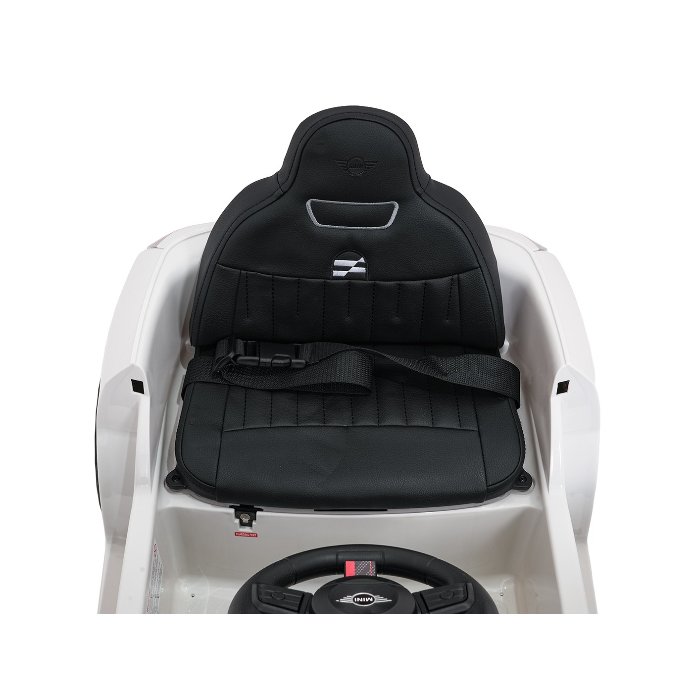 Mini Cooper biele vozidlo