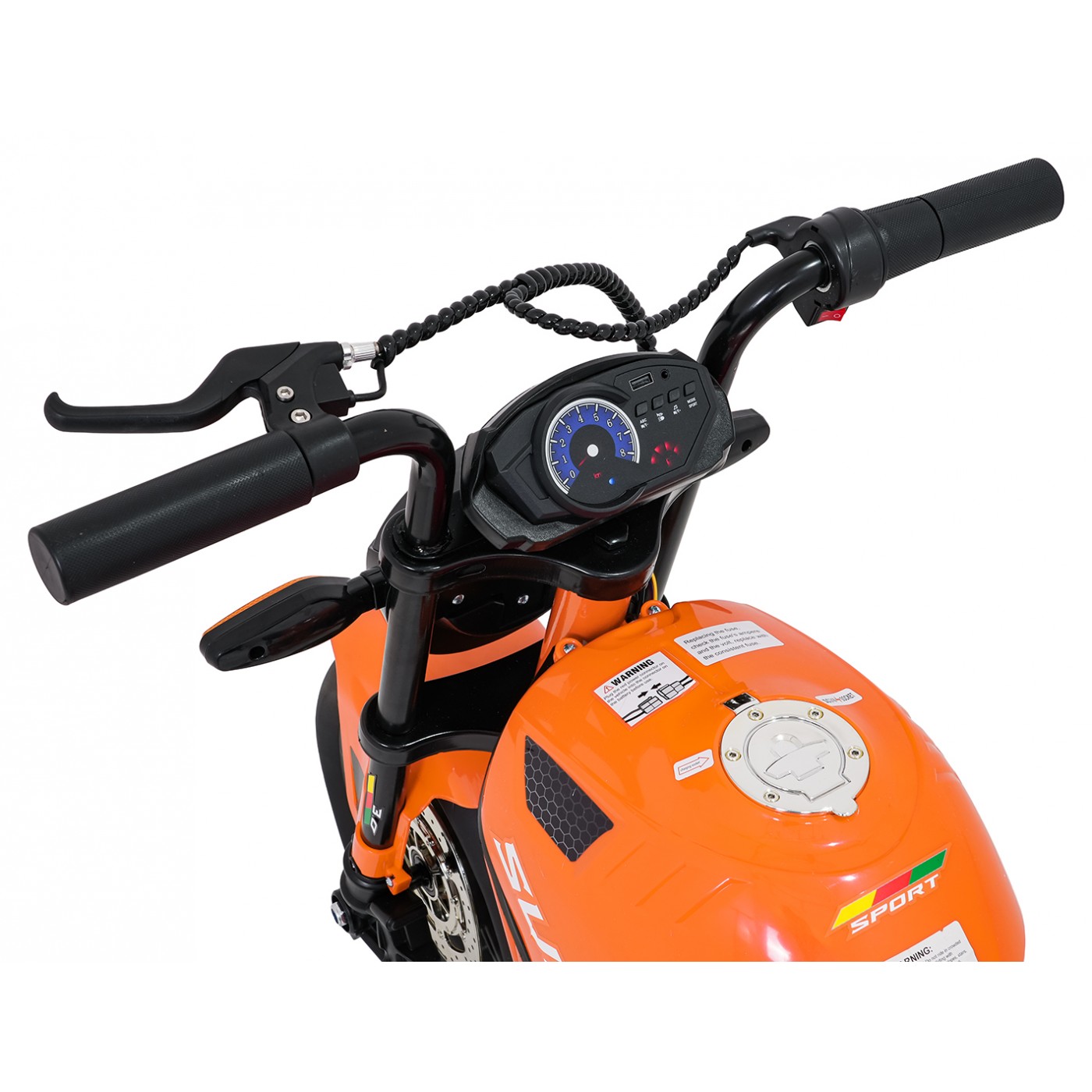 Vozidlo Motocykel SUPERMOTO Orange