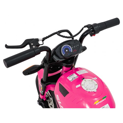 Vozidlo Motocykel SUPERMOTO Ružová