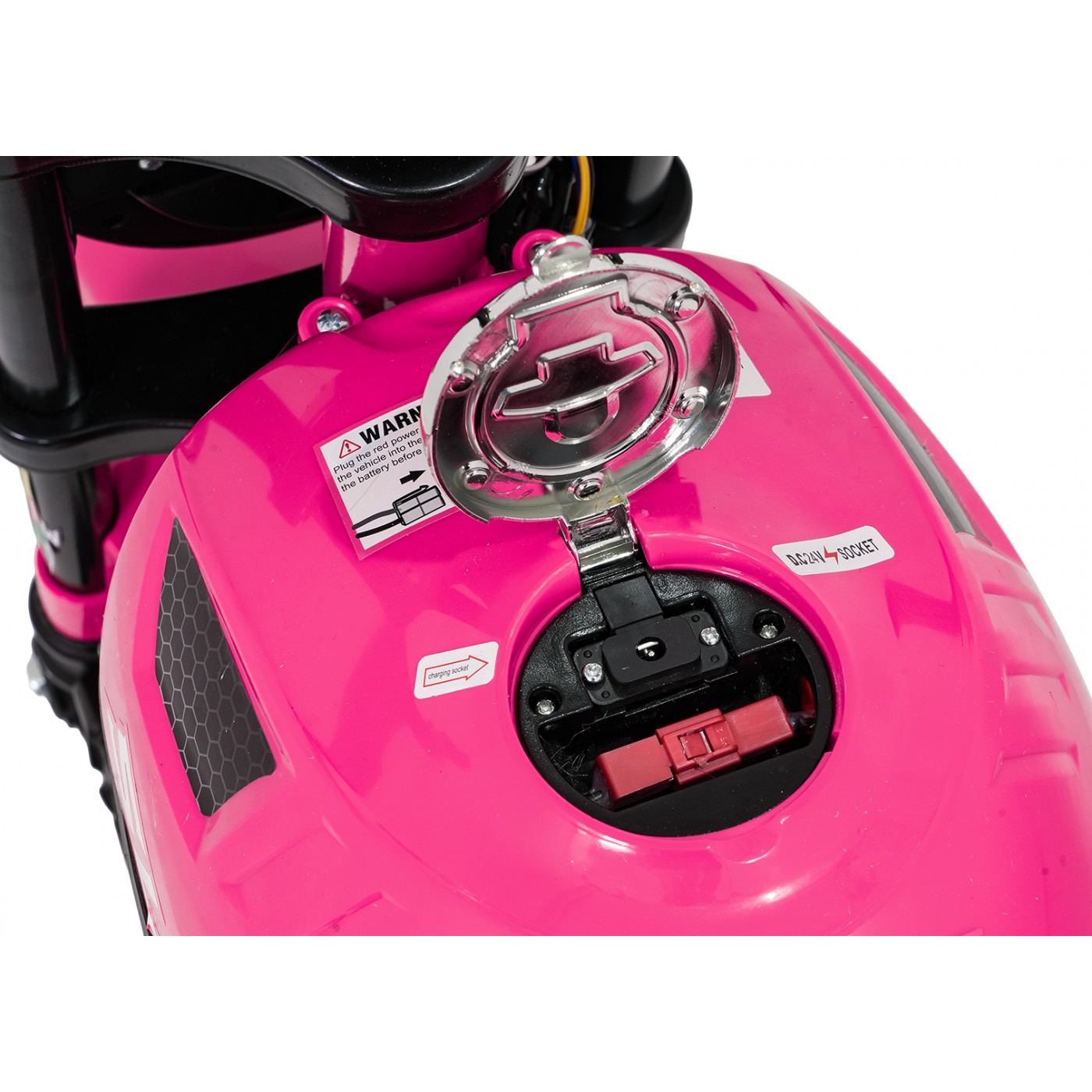 Vozidlo Motocykel SUPERMOTO Ružová