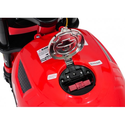 Vozidlo Motocykel SUPERMOTO Červená