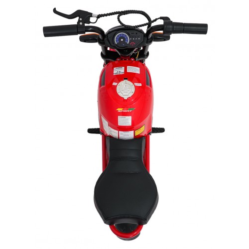 Vozidlo Motocykel SUPERMOTO Červená