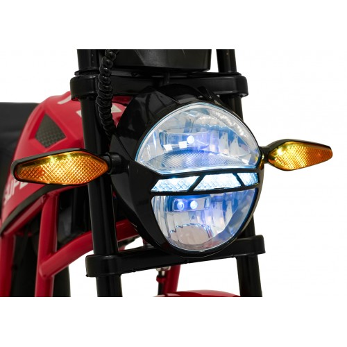 Vozidlo Motocykel SUPERMOTO Červená