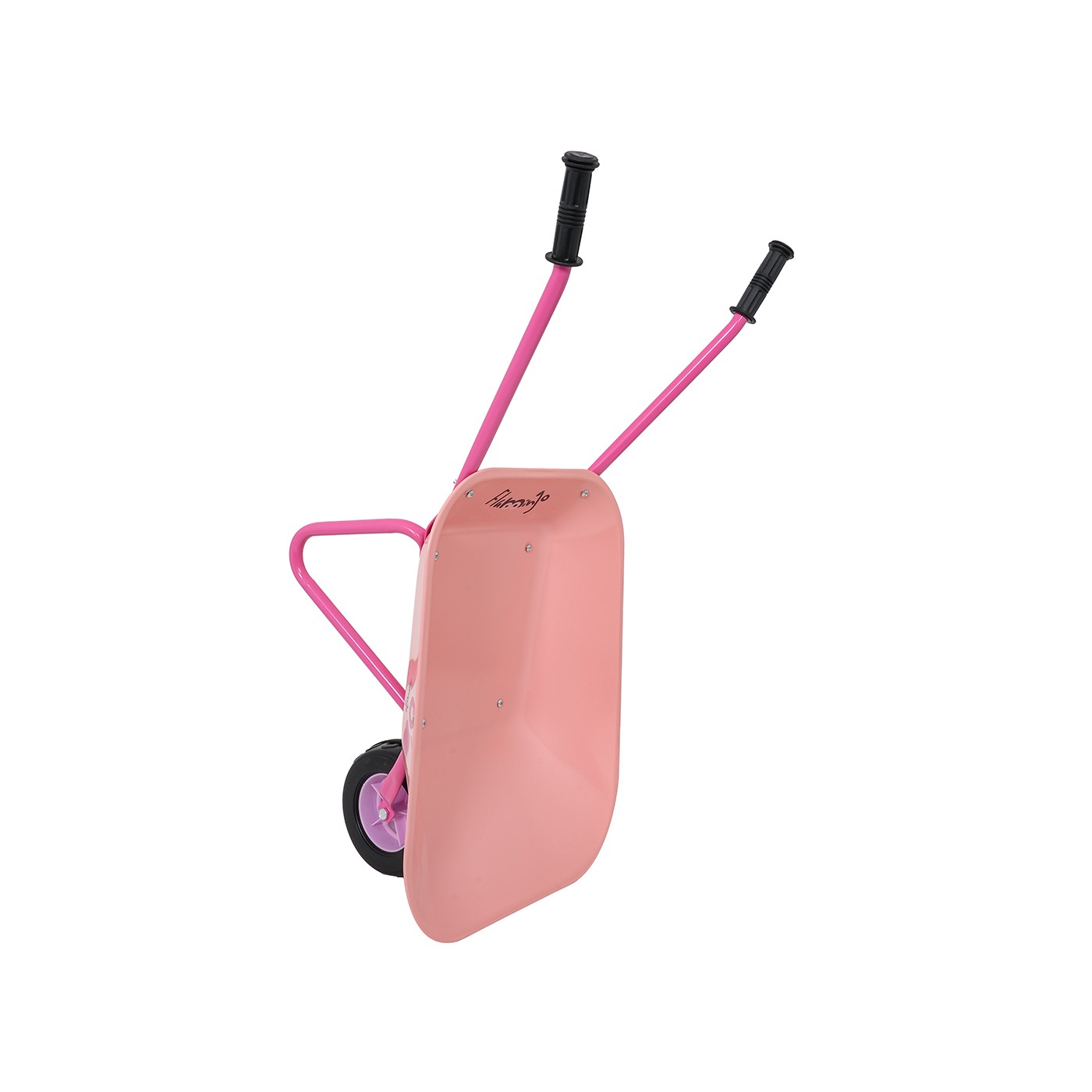 Sada pre malého záhradníka s fúrikmi ružová