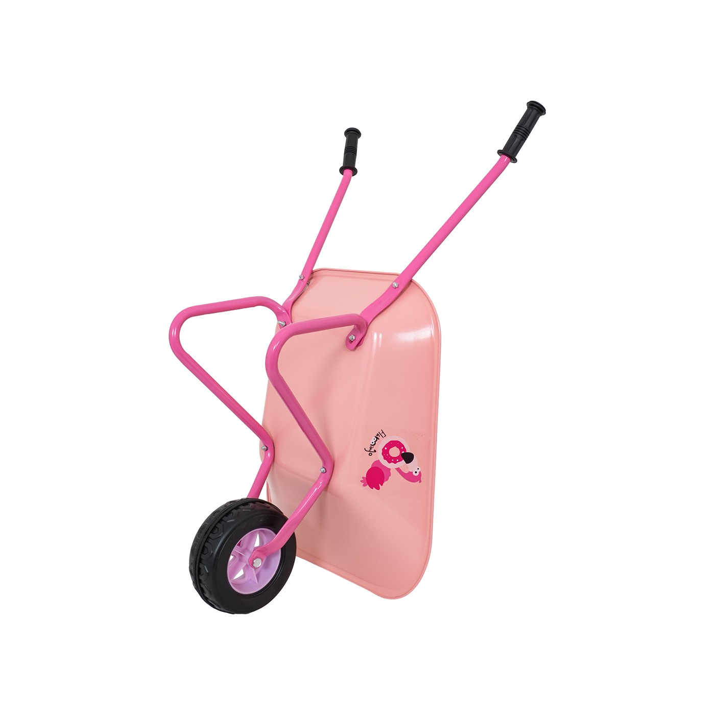 Sada pre malého záhradníka s fúrikmi ružová