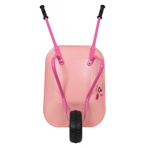 Sada pre malého záhradníka s fúrikmi ružová