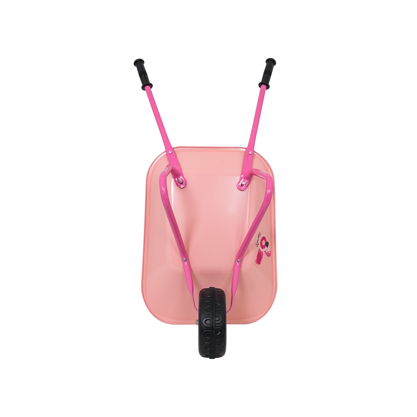 Sada pre malého záhradníka s fúrikmi ružová