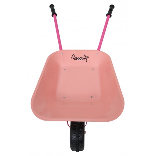 Sada pre malého záhradníka s fúrikmi ružová