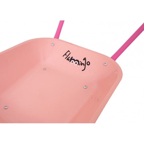 Sada pre malého záhradníka s fúrikmi ružová