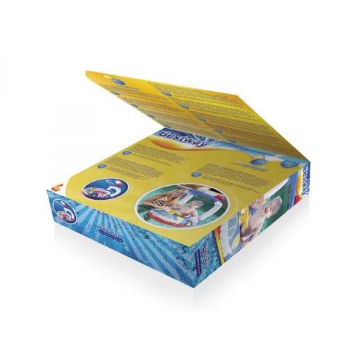 Matrac Autíčko so strieškou Modré BESTWAY