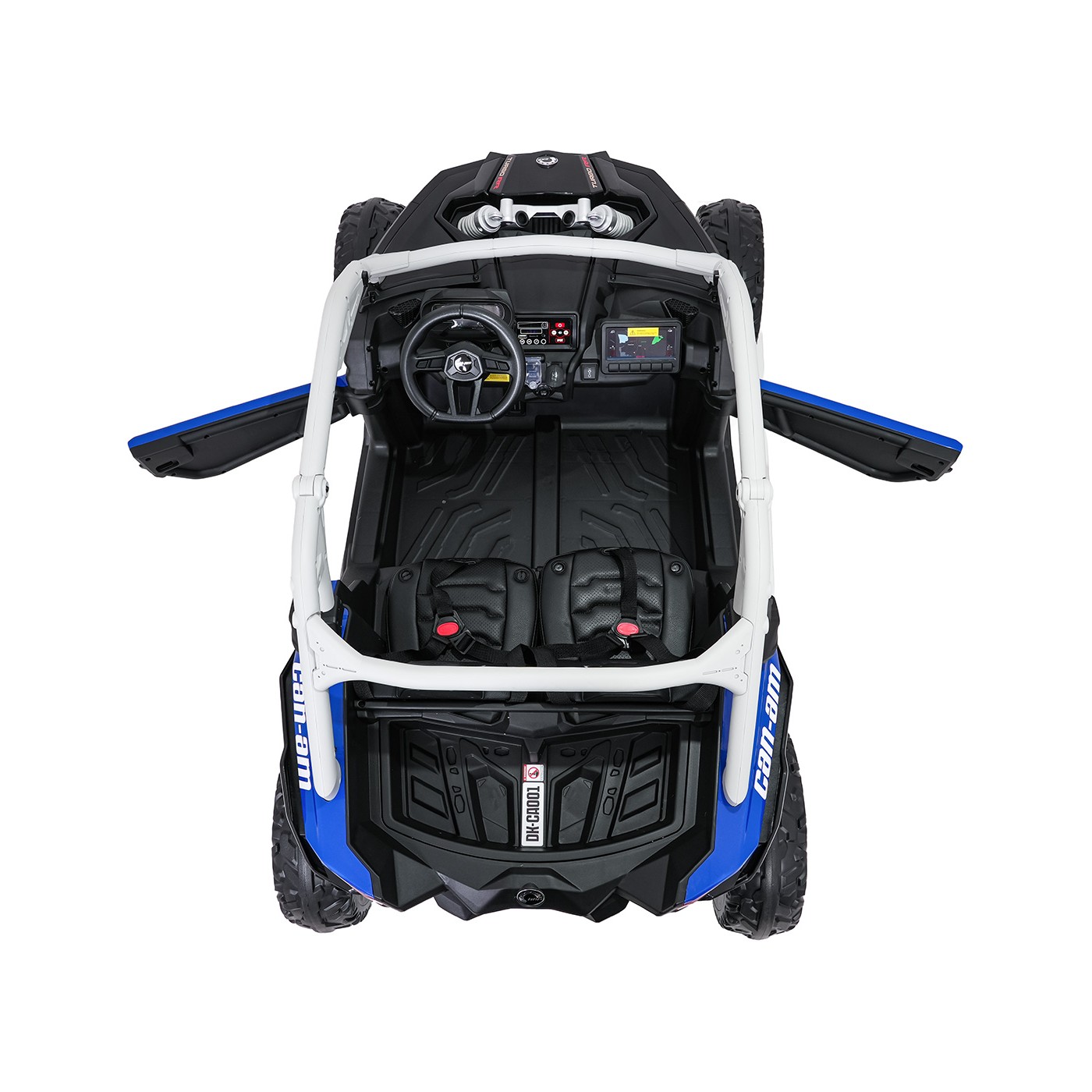 Bugina Maverick Turbo RR s modro-sivými kolesami