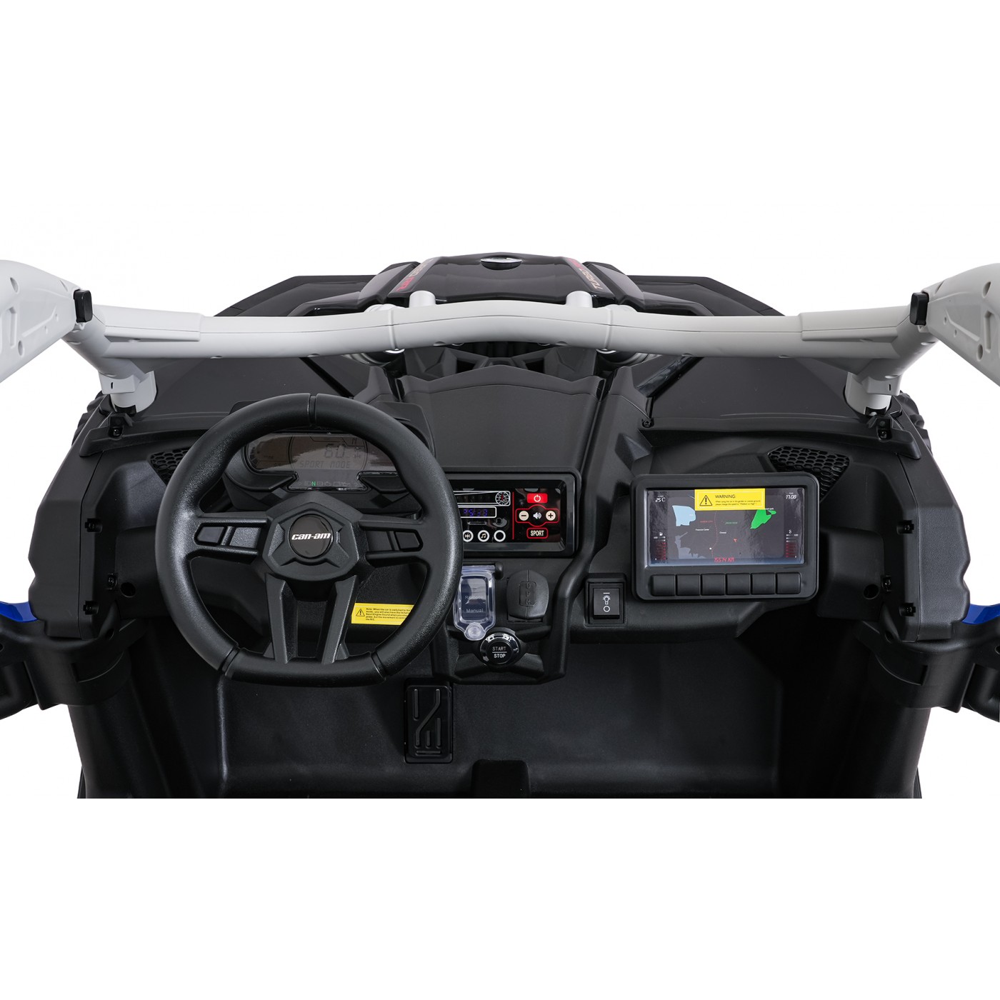 Bugina Maverick Turbo RR s modro-sivými kolesami