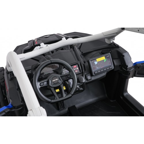 Bugina Maverick Turbo RR s modro-sivými kolesami