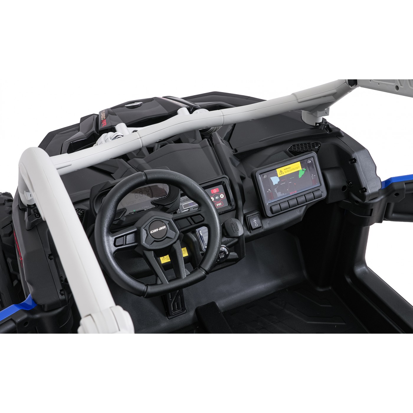 Bugina Maverick Turbo RR s modro-sivými kolesami