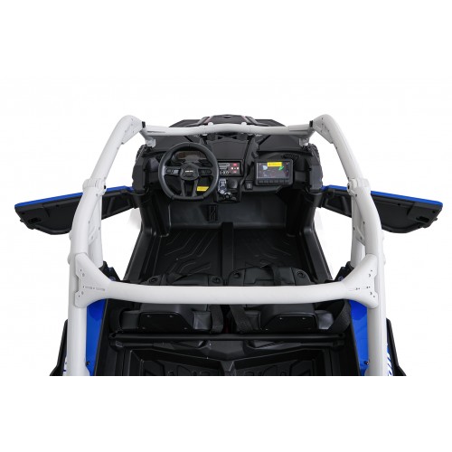 Bugina Maverick Turbo RR s modro-sivými kolesami