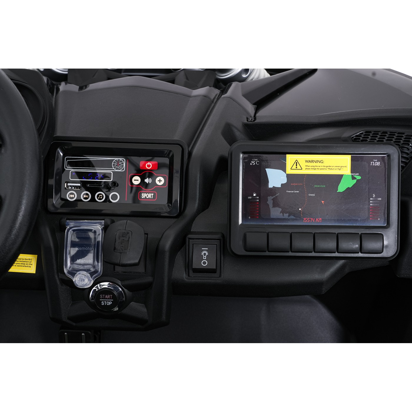 Bugina Maverick Turbo RR s modro-sivými kolesami