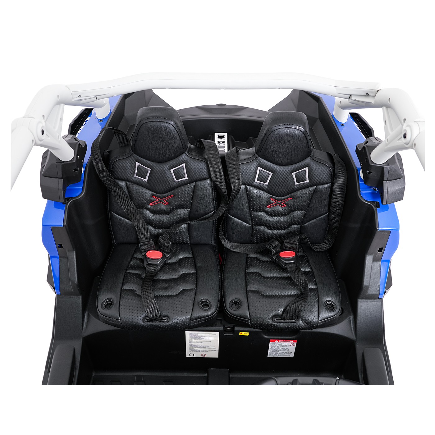 Bugina Maverick Turbo RR s modro-sivými kolesami