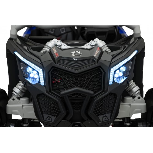 Bugina Maverick Turbo RR s modro-sivými kolesami