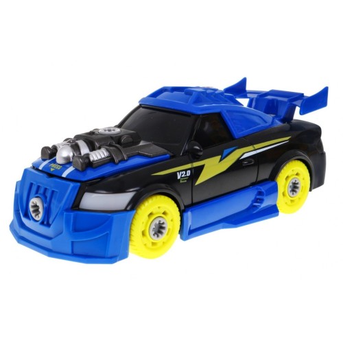 Skladacie športové autíčka 2v1 pre deti 3+ Elektrický skrutkovač + Skrutkovač + Zvuky Svetlá