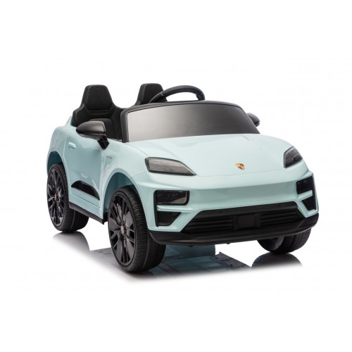 Modré vozidlo Porsche Macan