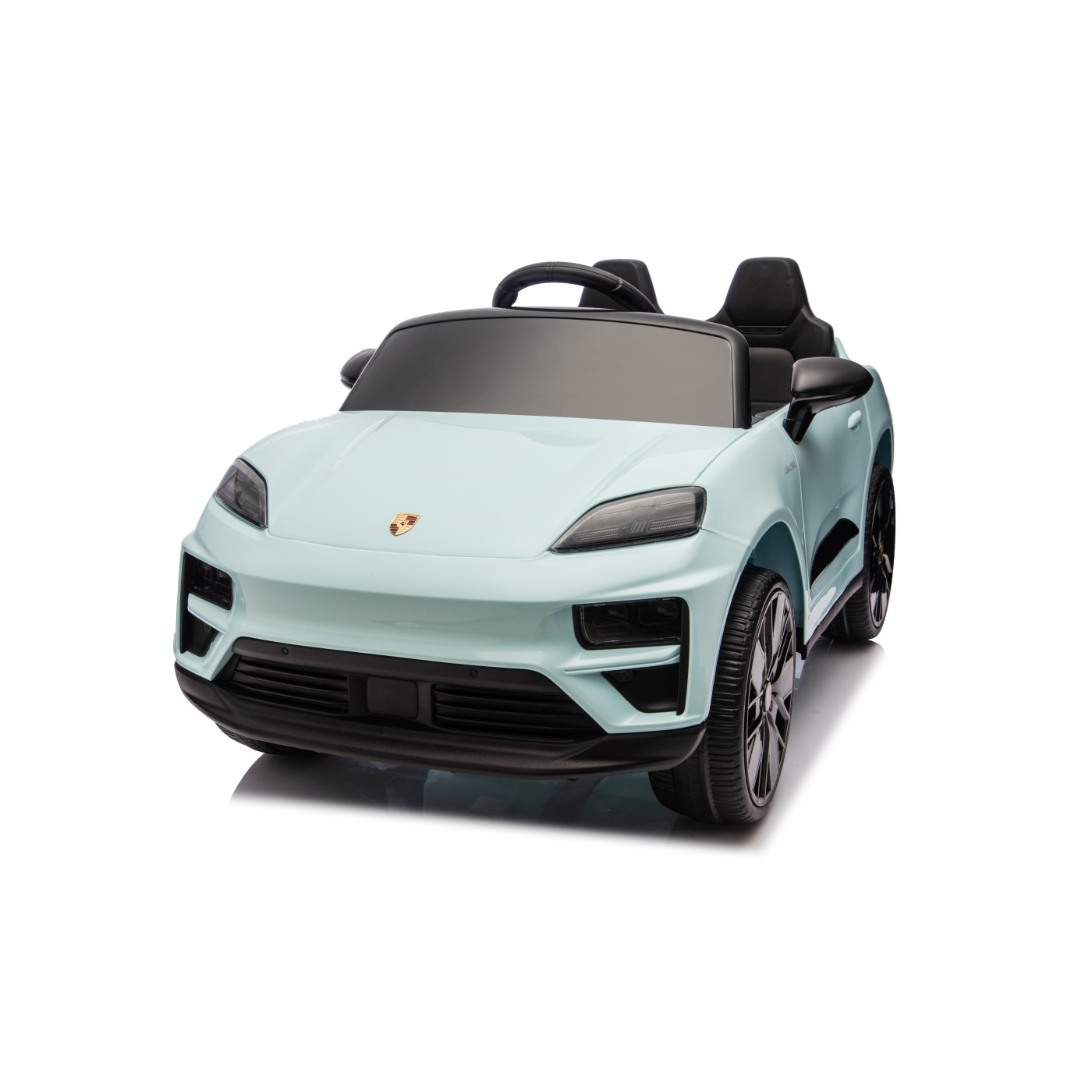 Modré vozidlo Porsche Macan
