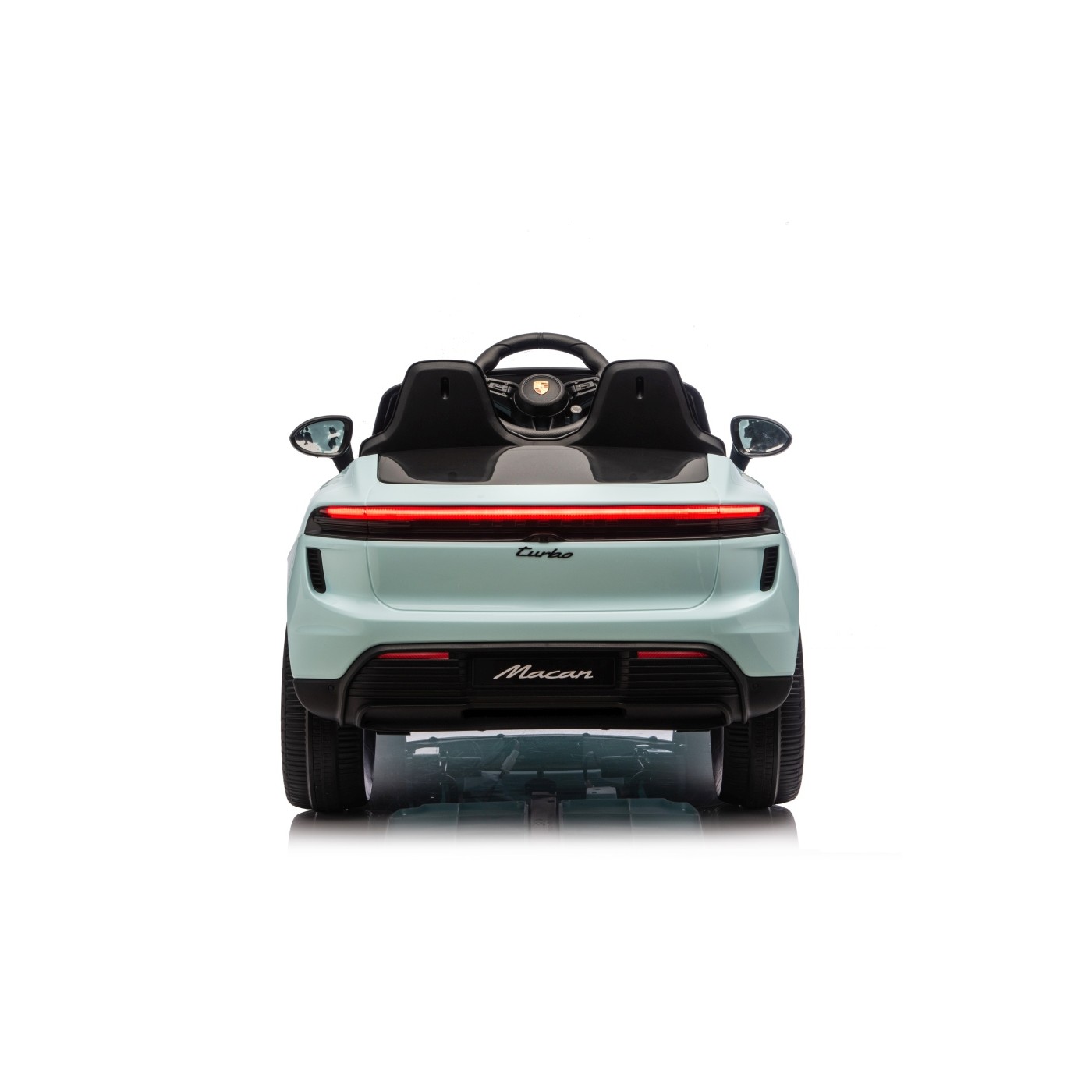 Modré vozidlo Porsche Macan