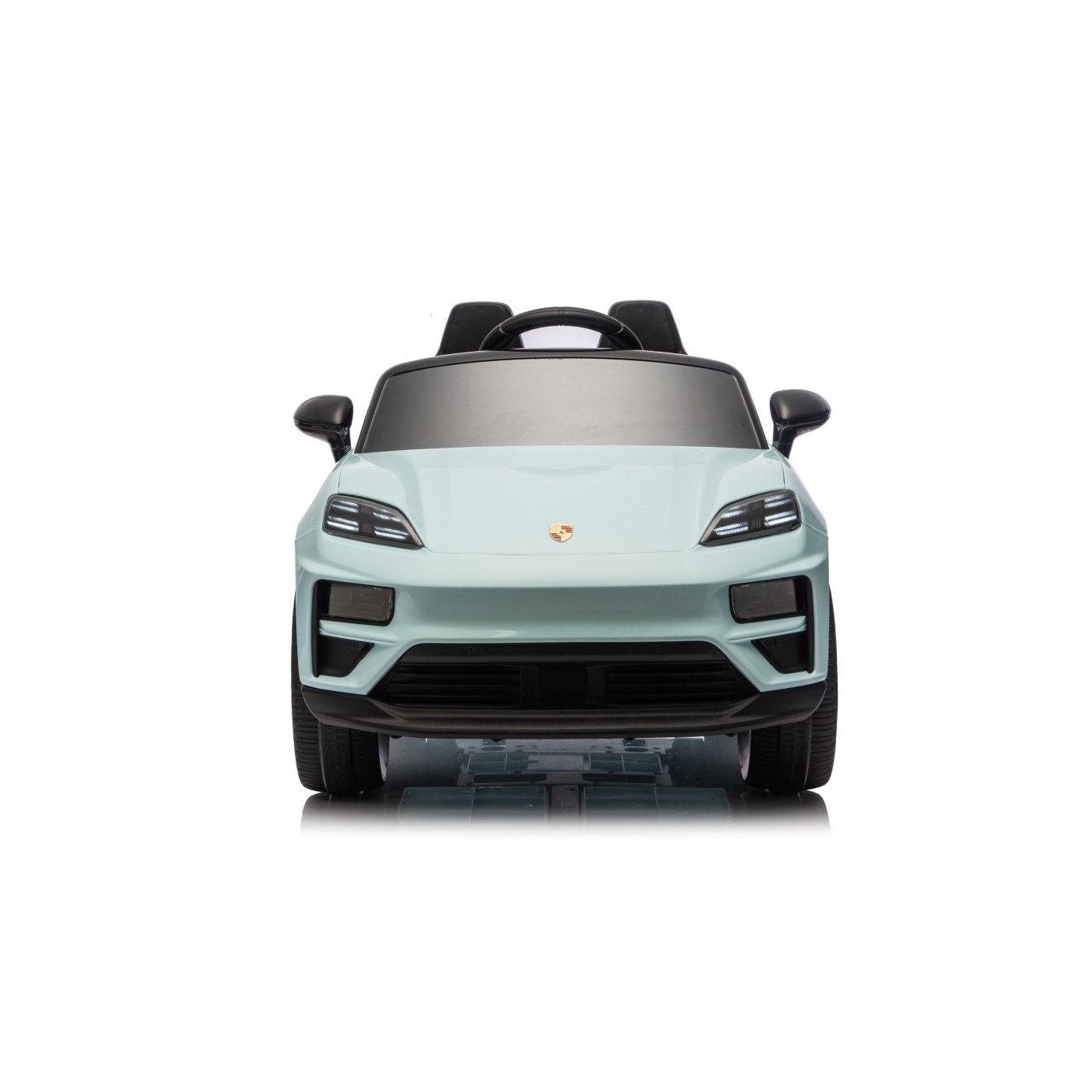 Modré vozidlo Porsche Macan