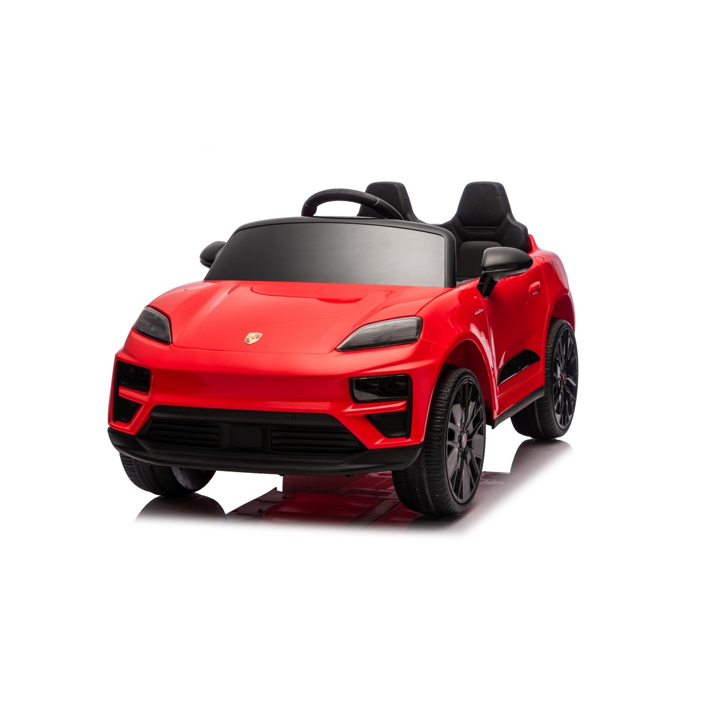 Červené vozidlo Porsche Macan