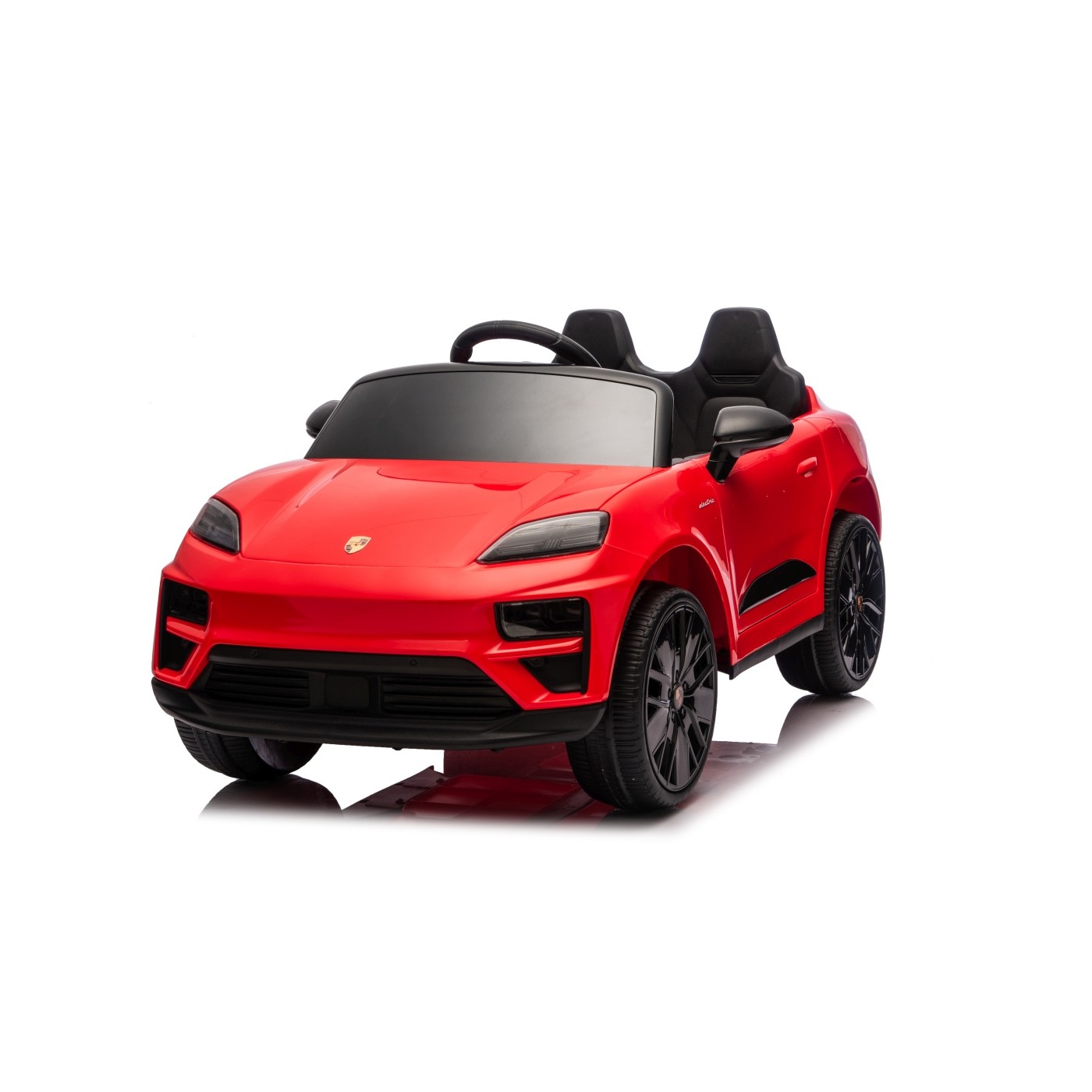 Červené vozidlo Porsche Macan